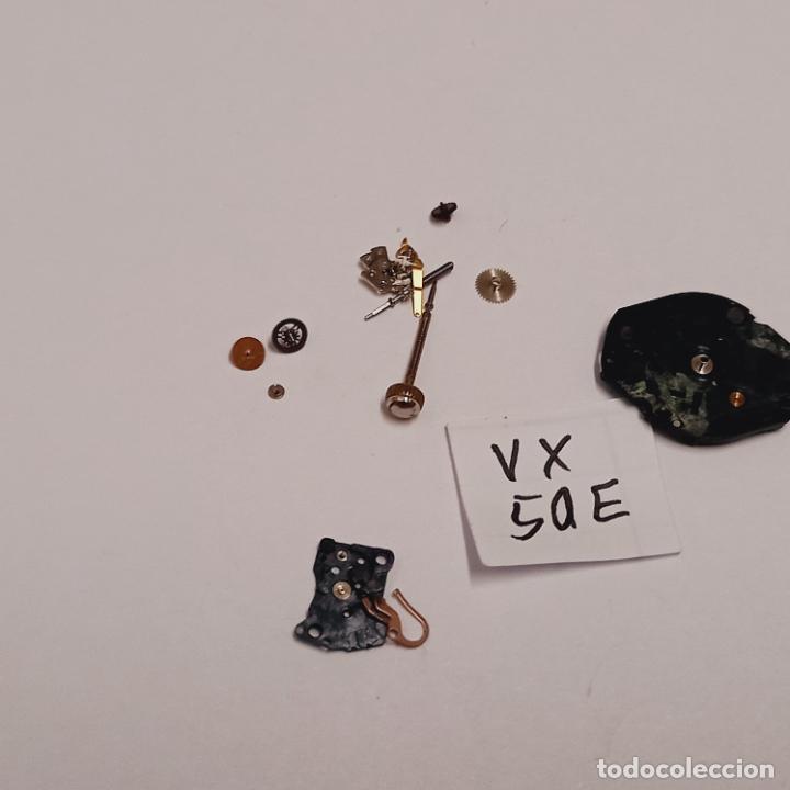 Pe&ccedil;as de reposi&ccedil;&atilde;o de rel&oacute;gios: VX 50E, restos de mecanismo