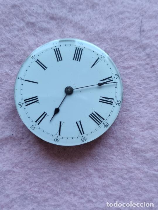 Recambios de relojes: MAQUINA MECANICA DE RELOJ BOLSILLO DE UN RELOJ DE ORO 34MM B5