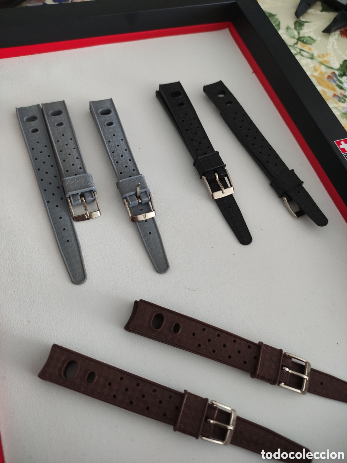 Recambios de relojes: Lote correas para reloj trophic