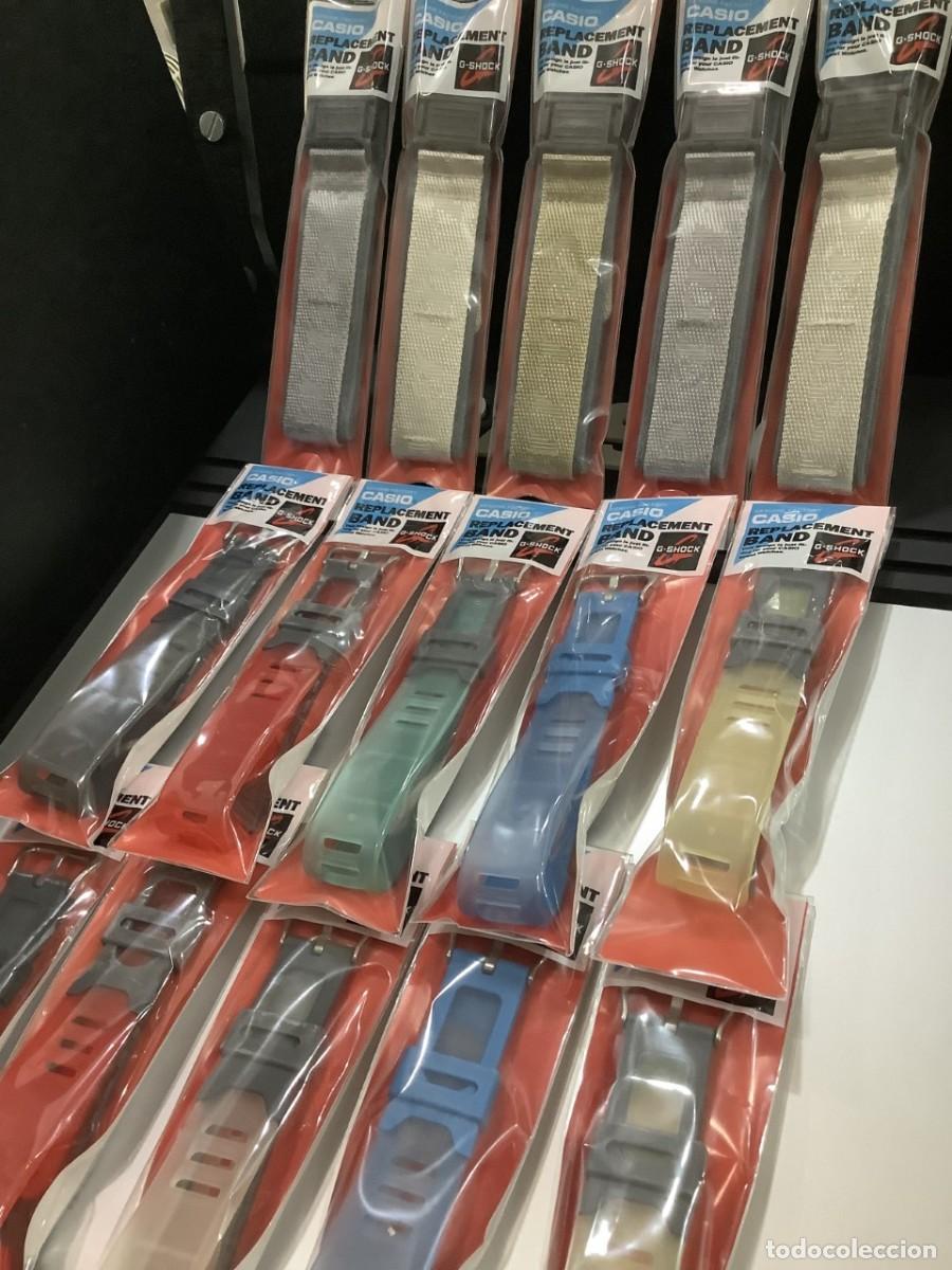 Ricambi di orologi: &iexcl;&iexcl;INCREIBLE!! 15 CORREAS por 59 &euro; !! RELOJ CASIO G SHOCK &iexcl;&iexcl;NUEVAS!! (VER FOTOS)