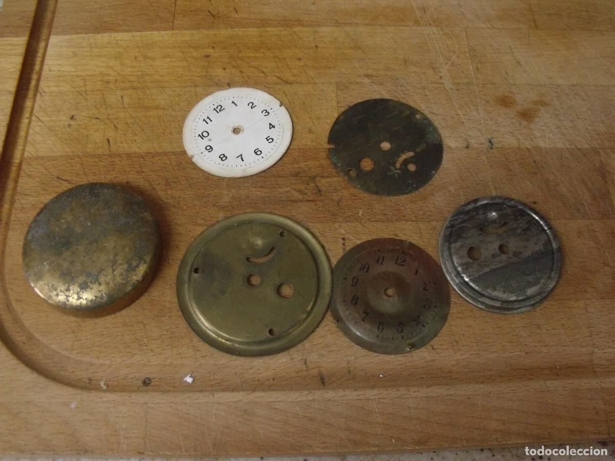 Recambios de relojes: 7 piezas para despertadores y reloj encastrar-lote 547