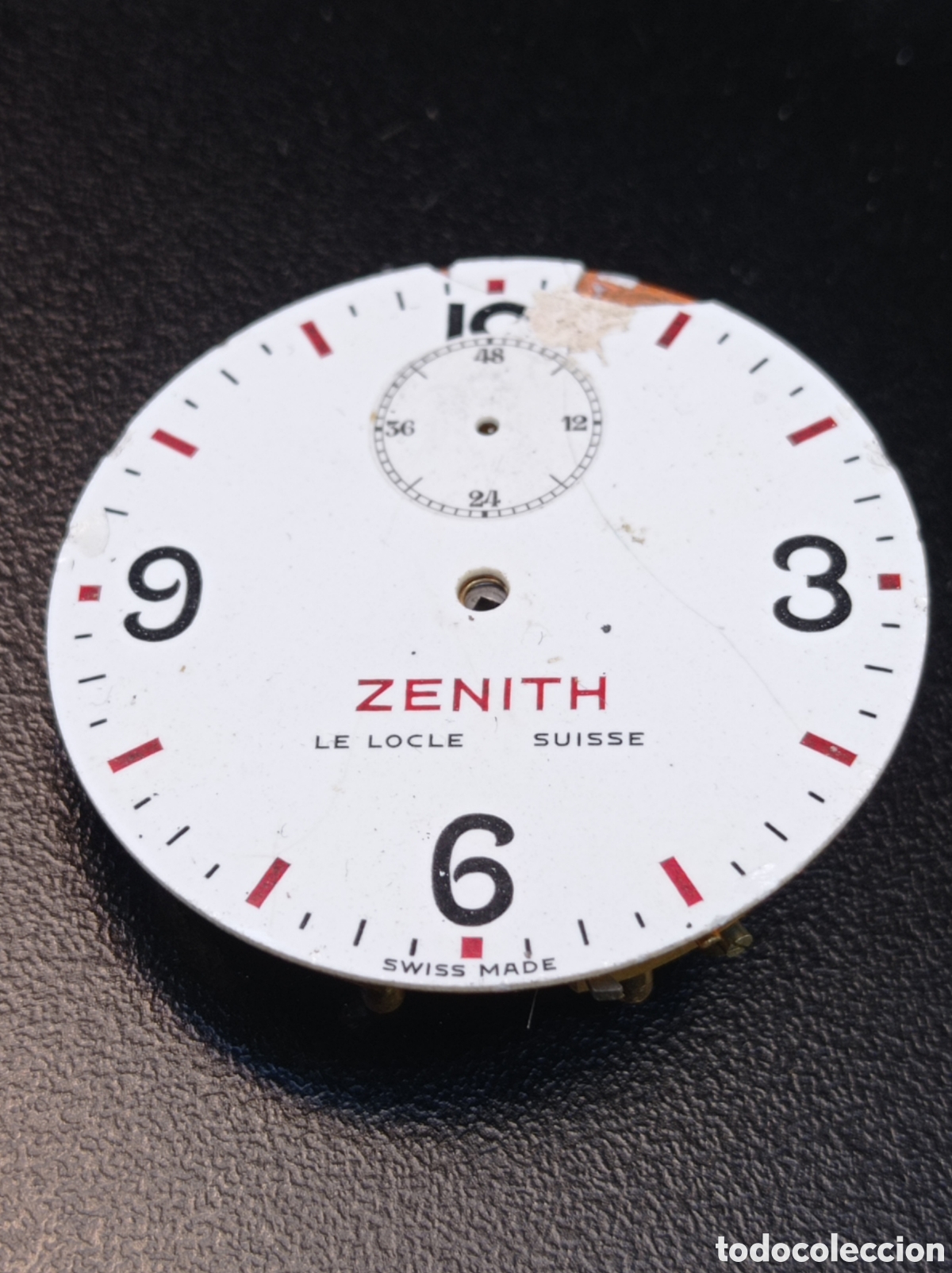 Recambios de relojes: maquinaria incompleta Reloj bolsillo ZENITH (44 mm. esfera) para desguace