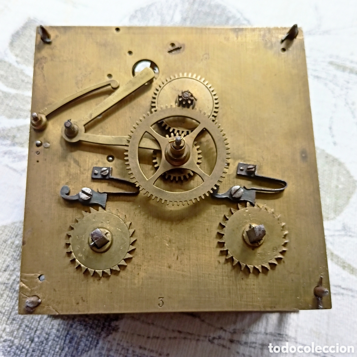 antigua maquinaria reloj de pared para piezas. - Compra venta en
