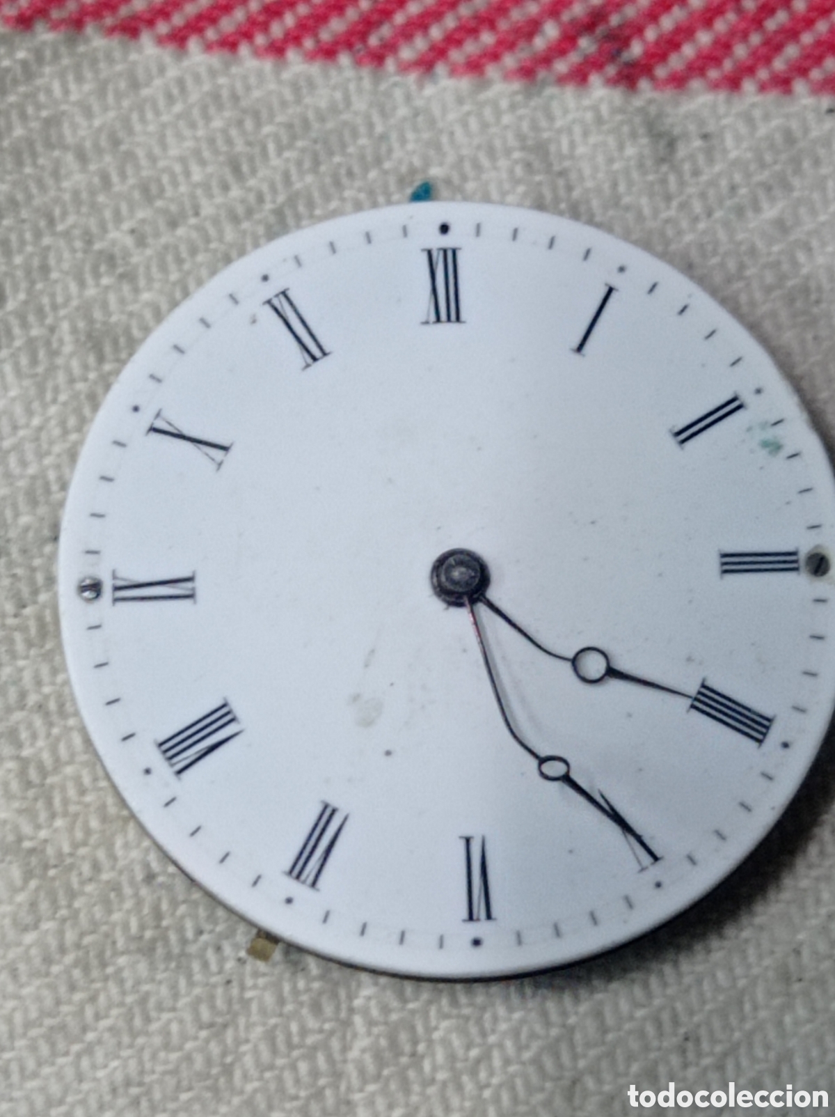 Recambios de relojes: Muy antigua maquinaria reloj (24 mm. esfera)