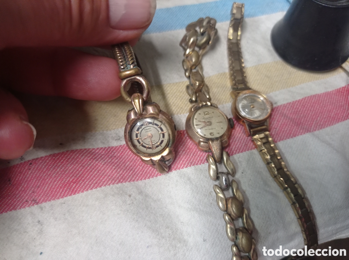 Recambios de relojes: 3 relojes antiguos de se&ntilde;ora...envio 5&euro;
