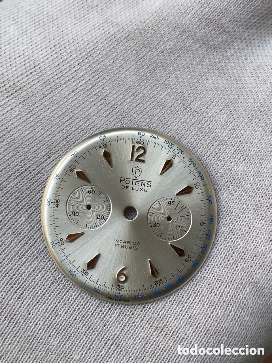 Recambios de relojes: Esfera reloj potens crono antiguo stock de relojer&iacute;a
