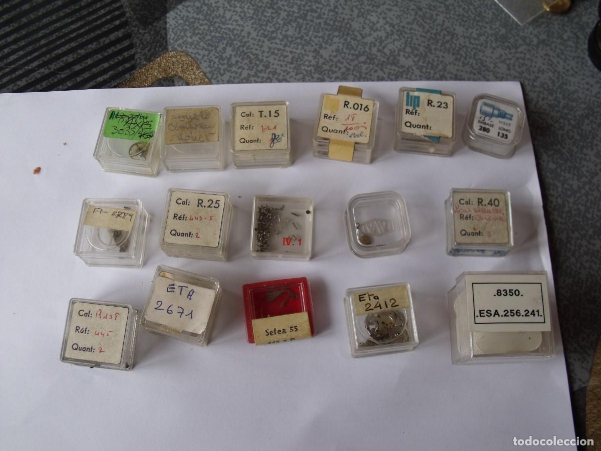 Recambios de relojes: Gran lote de piezas para reparacion de relojeria mecanica-lote 548