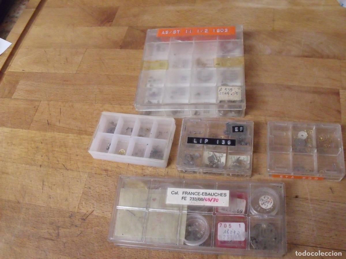 Recambios de relojes: Gran lote de piezas para reparacion de relojeria mecanica-lote 548