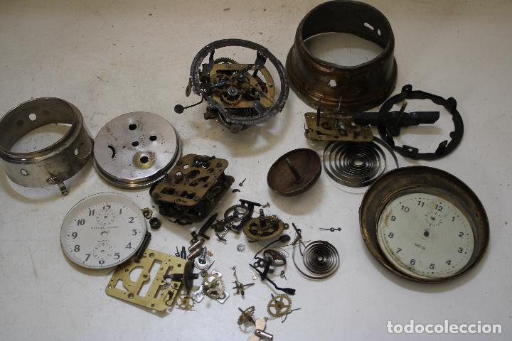Recambios de relojes: lote piezas de relojeria