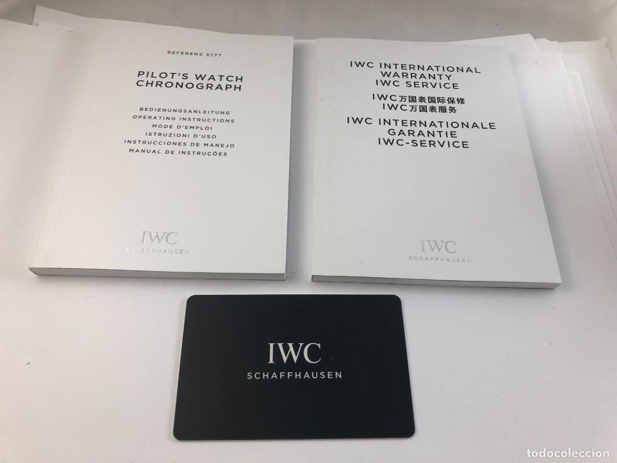 Recambios de relojes: IWC Documentaci&oacute;n Reloj &rdquo;&rdquo; - Foto 1