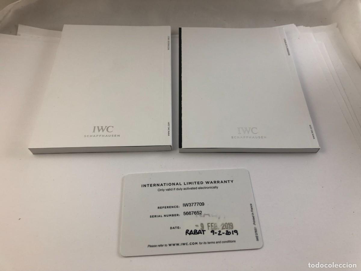Recambios de relojes: IWC Documentaci&oacute;n Reloj &rdquo;&rdquo; - Foto 2