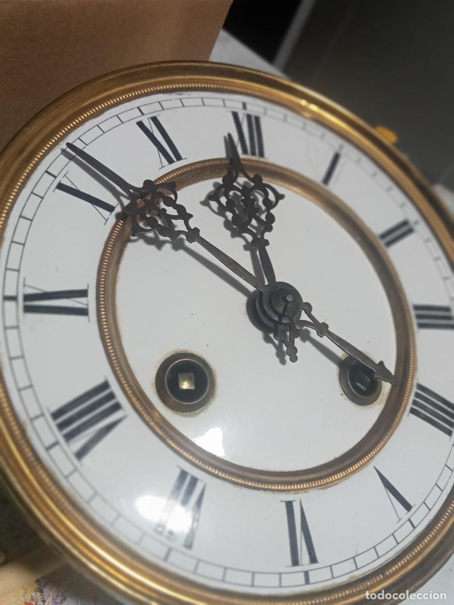 Maquinaria Reloj Pared Mecanismo Manecillas Negras
