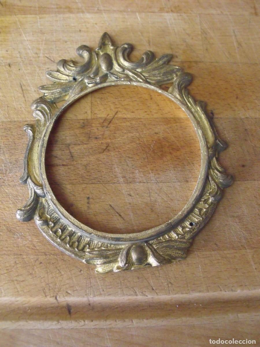 Pe&ccedil;as de reposi&ccedil;&atilde;o de rel&oacute;gios: ANTIGUO FRONTAL EN METAL PARA RELOJES PARIS DE SOBREMESA-LOTE 520