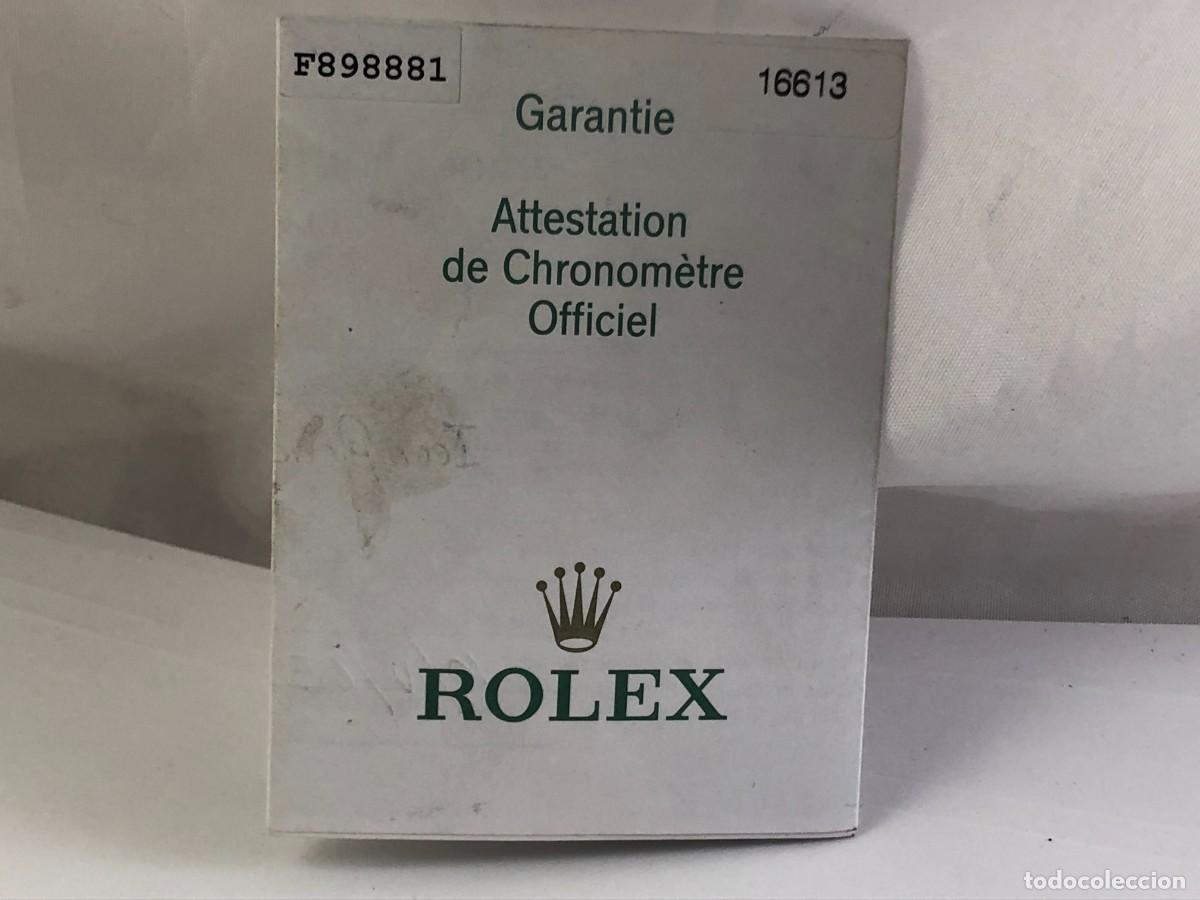 Recambios de relojes: Rolex Submariner 16613 Certificate 564.01 &rdquo;&rdquo;
