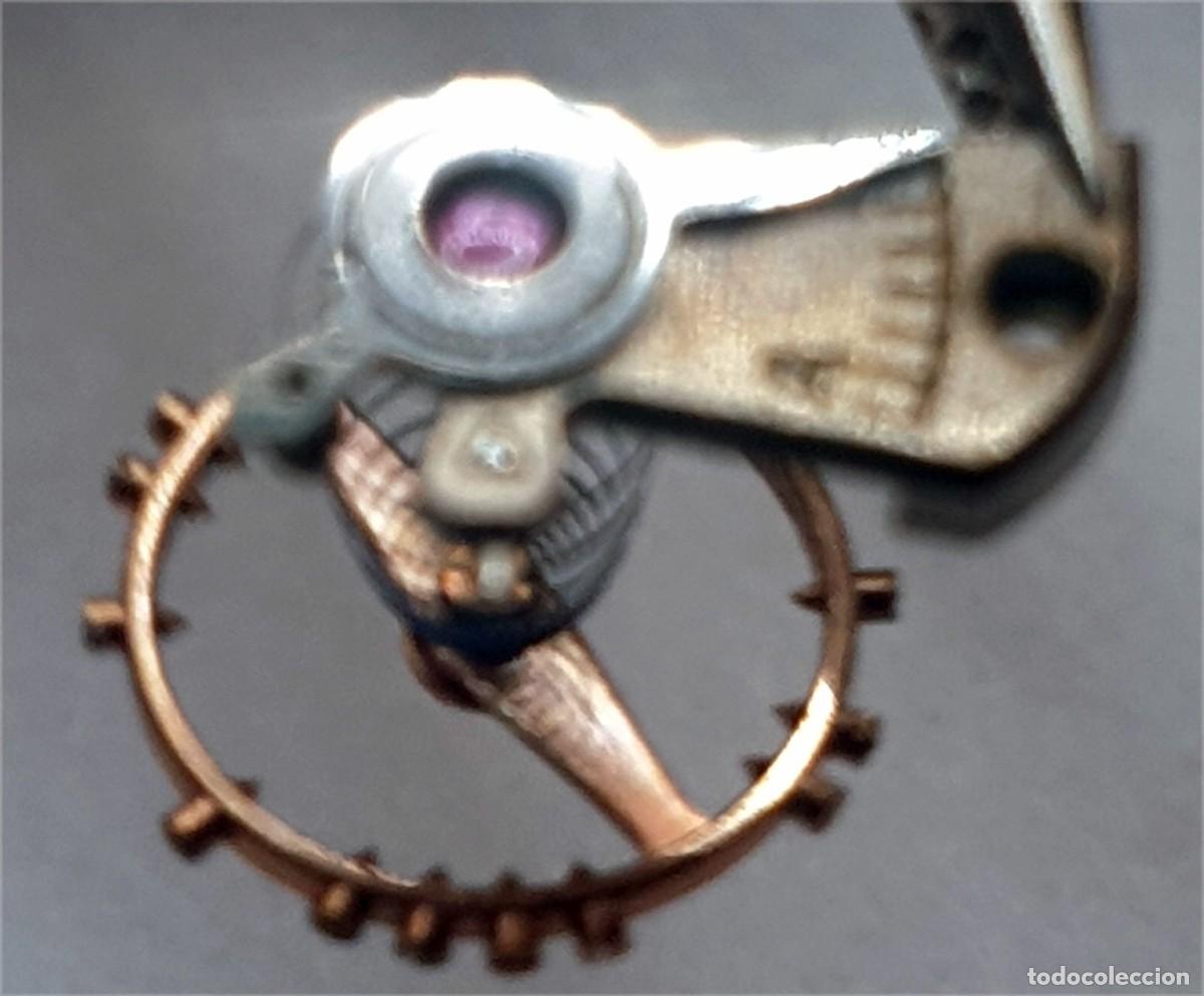 Recambios de relojes: VOLANTE Y PUENTE DE RELOJ OMEGA - CALIBRE R13.5 - X