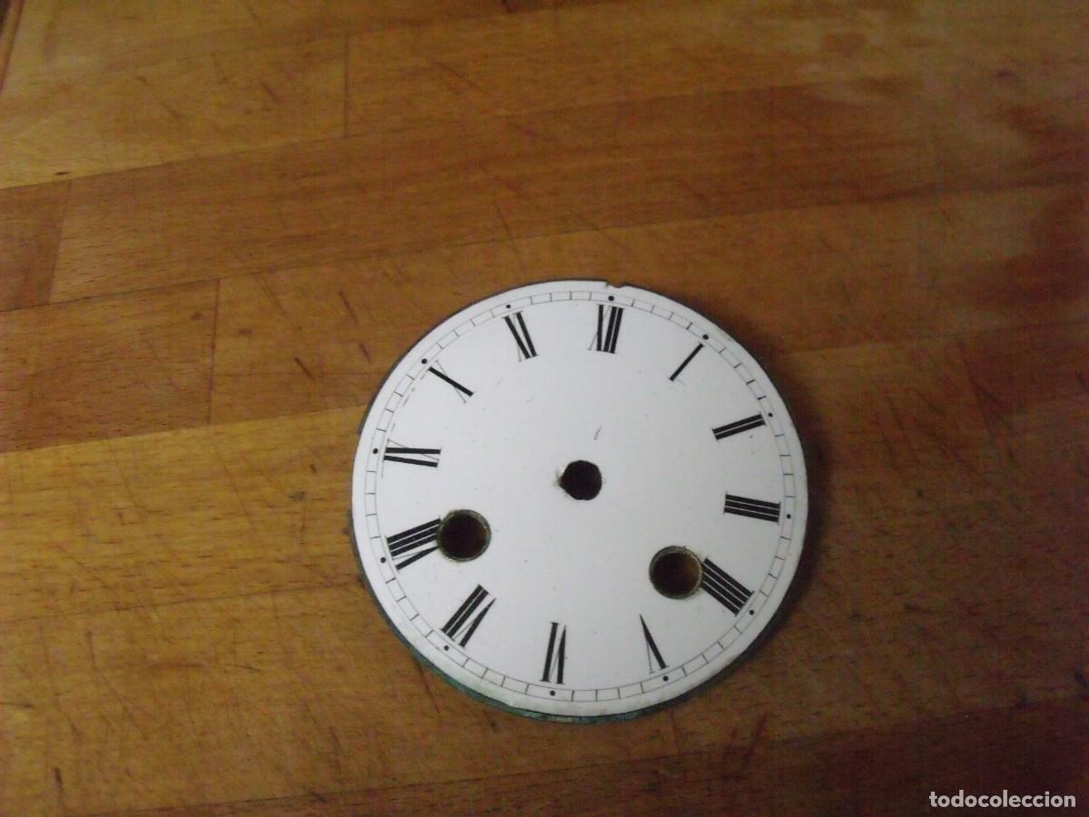 Recambios de relojes: antigua esfera en porcelana para maquinarias paris -lote 552