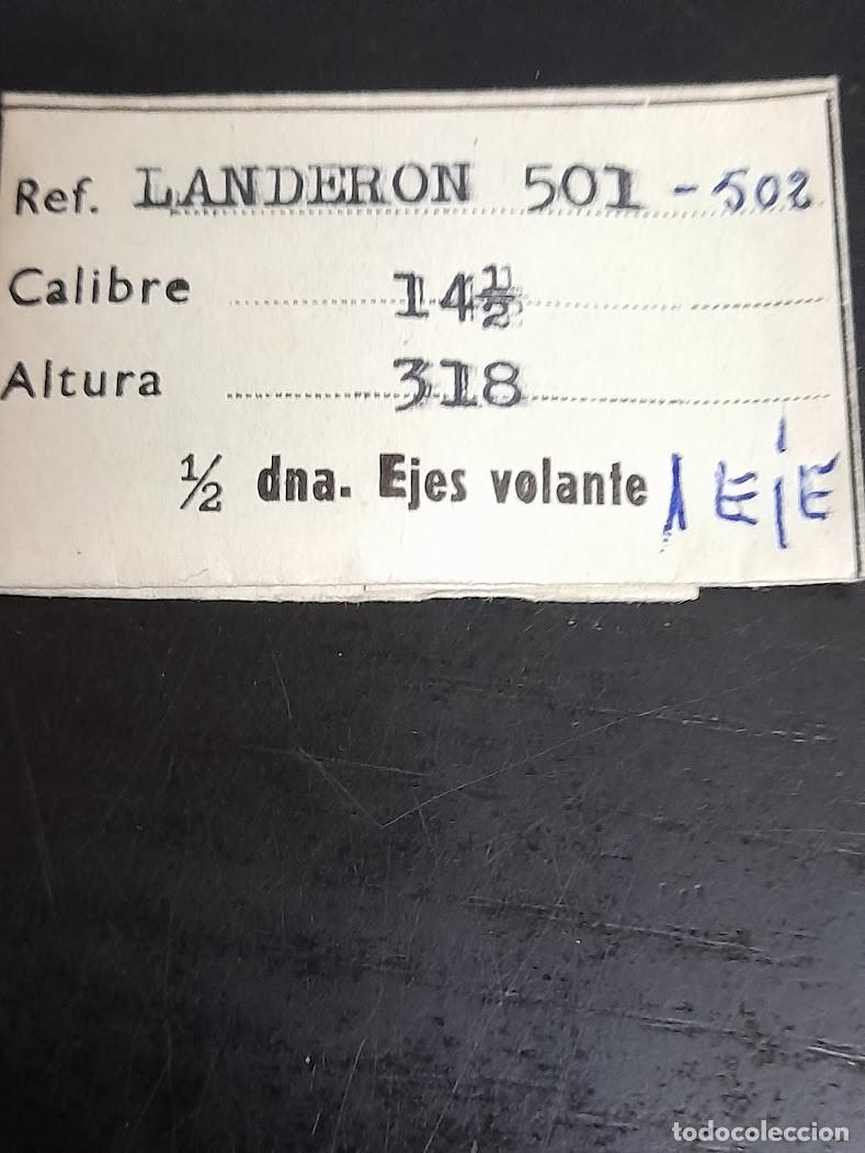 Recambios de relojes: Landeron - 501/ 502 - 1 eje volante
