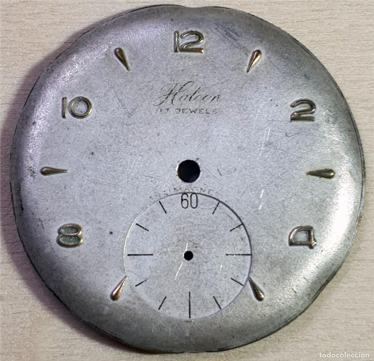 Recambios de relojes: DIAL RELOJ HALCON CALIBRE Unitas (Reymond, UT) 176 - X