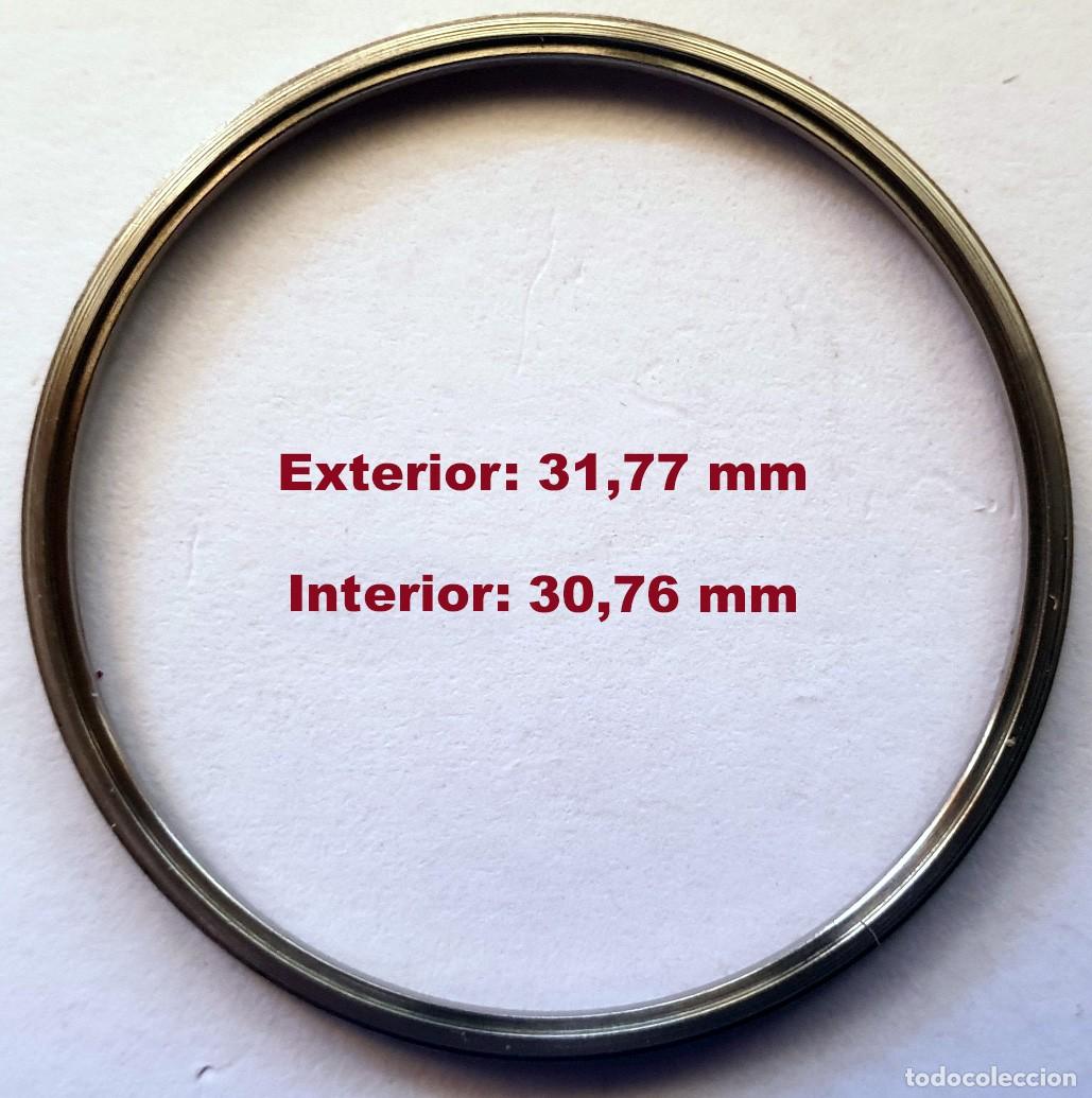 Pi&egrave;ces de rechange de montres et horloges: BISEL DE RELOJ (WATCH BEZEL) - VER FOTOS PARA OBSERVAR MEDIDAS - X