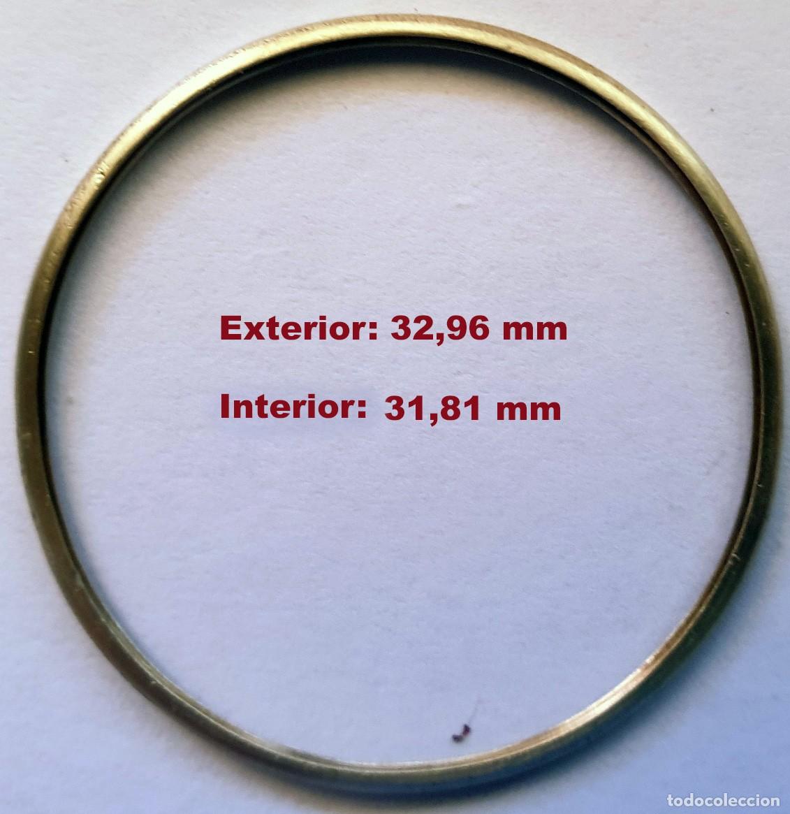 Pi&egrave;ces de rechange de montres et horloges: BISEL DE RELOJ (WATCH BEZEL) - VER FOTOS PARA OBSERVAR MEDIDAS - X