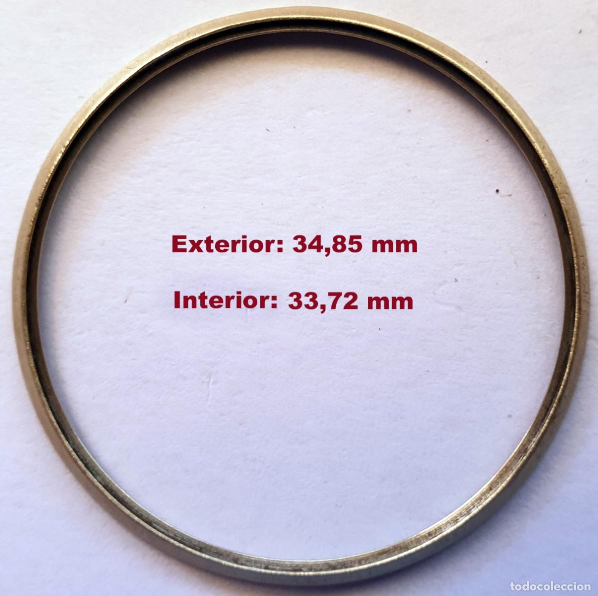 Pi&egrave;ces de rechange de montres et horloges: BISEL DE RELOJ (WATCH BEZEL) - VER FOTOS PARA OBSERVAR MEDIDAS - X