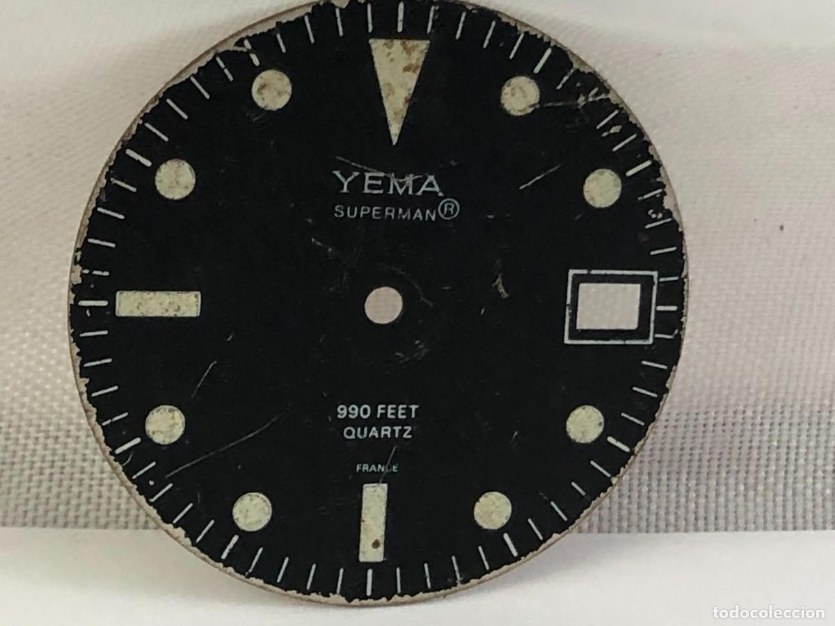 Recambios de relojes: YEMA Superman 990 Feet Esfera , Di&aacute;metro 27.5 mm &rdquo;&rdquo;