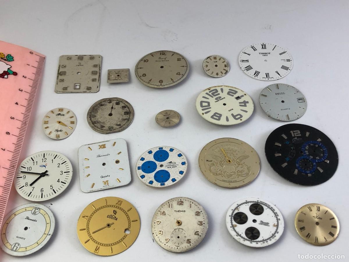 Recambios de relojes: Lote de 20 Esferas &rdquo;&rdquo; - Foto 8