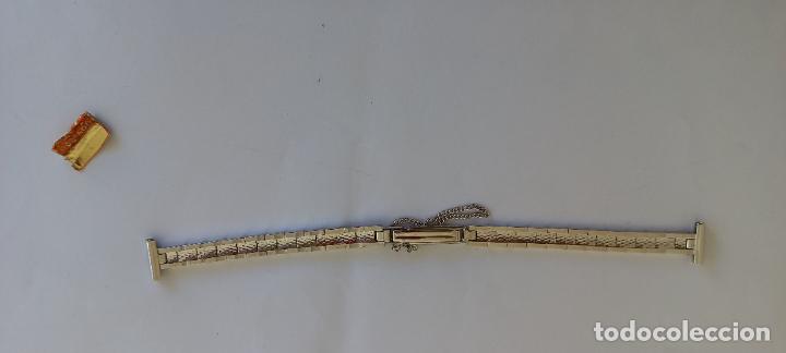 Recambios de relojes: PULSERA O CORREA DE RELOJ. MARCA Z.R.C. RODIADO. Con cadena de seguridad. ZRC