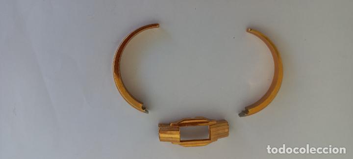 Recambios de relojes: PULSERA O CORREA DORADA DE RELOJ. MARCADO SWISS GILT