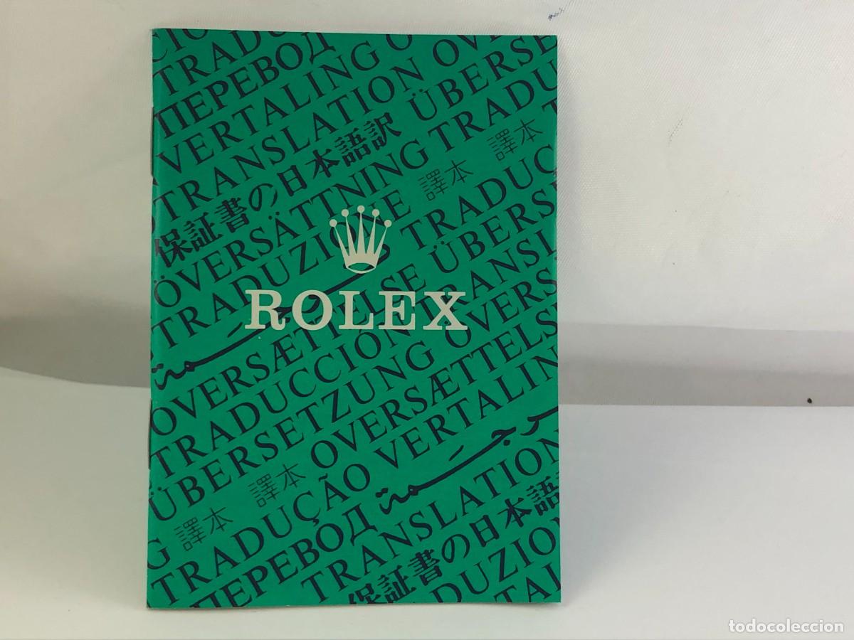 Recambios de relojes: ROLEX 565.00.IU Manual De Traducci&oacute;n &rdquo;&rdquo;