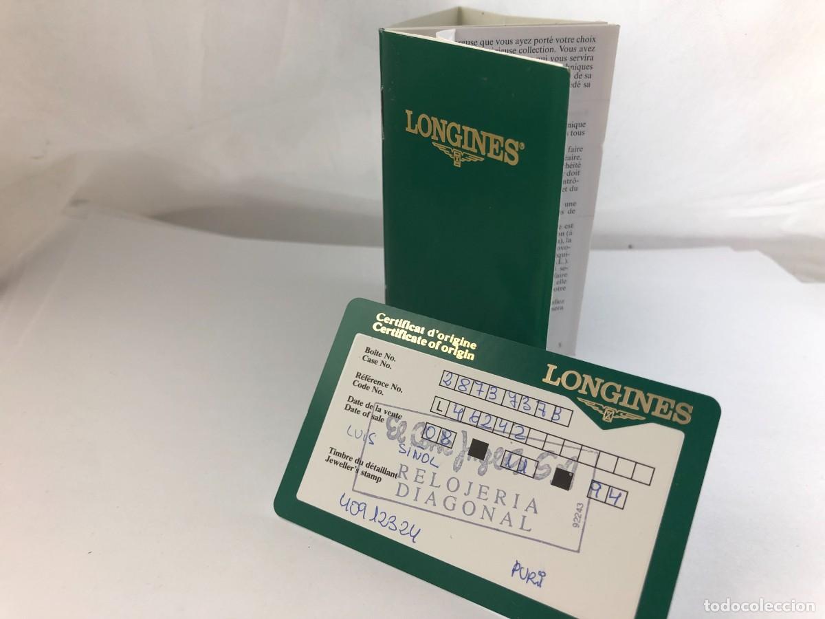 Recambios de relojes: LONGINES documentaci&oacute;n reloj &rdquo;&rdquo; - Foto 1