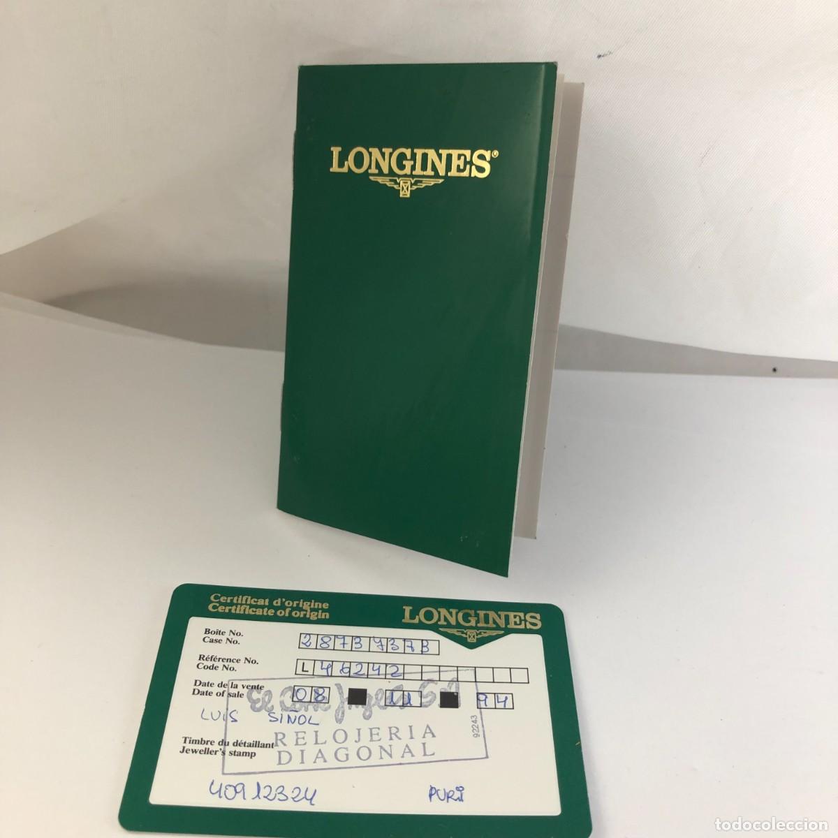 Recambios de relojes: LONGINES documentaci&oacute;n reloj &rdquo;&rdquo; - Foto 6