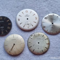 Recambios de relojes: CYMA JUVENIA ABAZ LOTE ESFERAS RELOJES MECANICOS F5