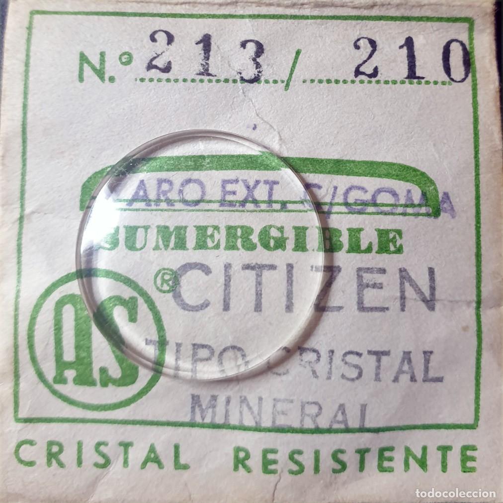 Pe&ccedil;as de reposi&ccedil;&atilde;o de rel&oacute;gios: WATCH GLASSES - VIDRIO DE RELOJ CITIZEN - DI&Aacute;METRO 213 - X