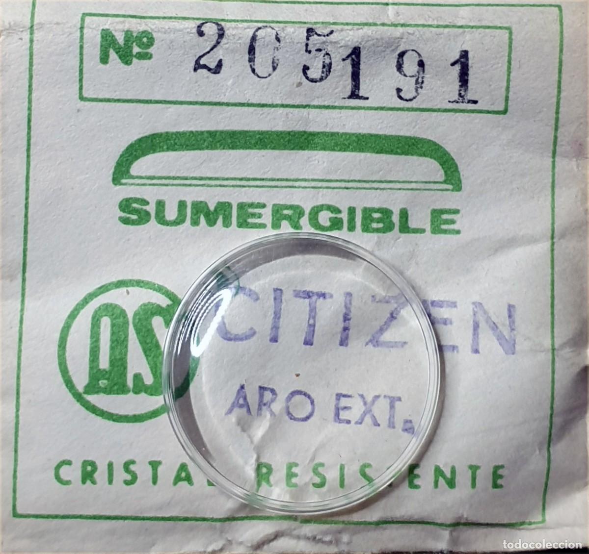 Pe&ccedil;as de reposi&ccedil;&atilde;o de rel&oacute;gios: WATCH GLASSES - VIDRIO DE RELOJ CITIZEN - DI&Aacute;METRO 205 - X