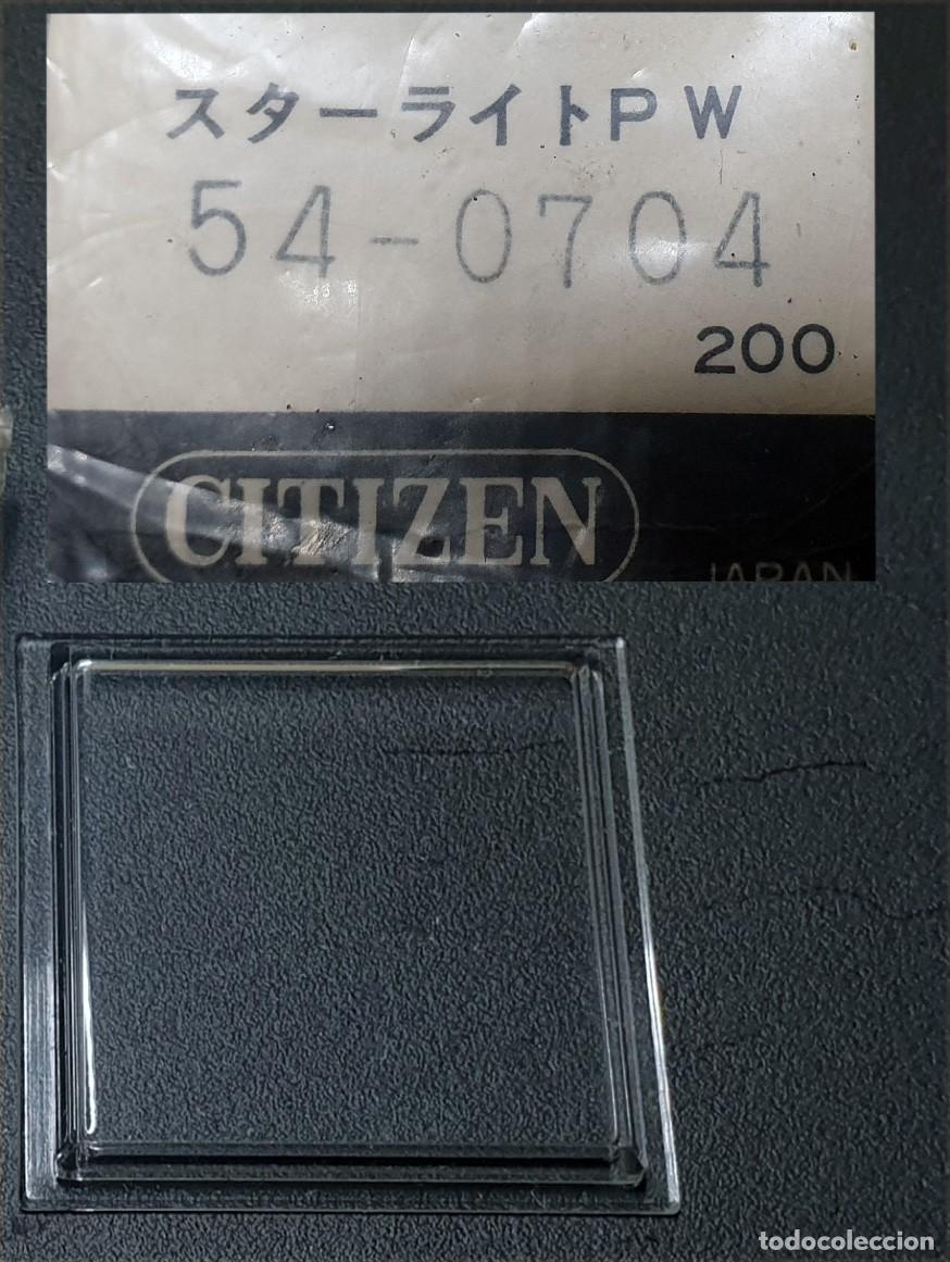 Pe&ccedil;as de reposi&ccedil;&atilde;o de rel&oacute;gios: WATCH GLASSES - VIDRIO DE RELOJ CITIZEN 54 0704 - X