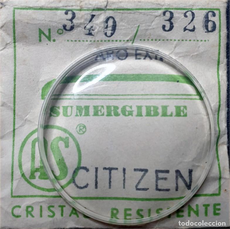 Pe&ccedil;as de reposi&ccedil;&atilde;o de rel&oacute;gios: WATCH GLASSES - VIDRIO DE RELOJ CITIZEN 340_326 - X