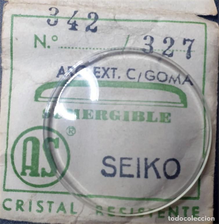 Pe&ccedil;as de reposi&ccedil;&atilde;o de rel&oacute;gios: WATCH GLASSES - VIDRIO DE RELOJ SEIKO 342_327 - X