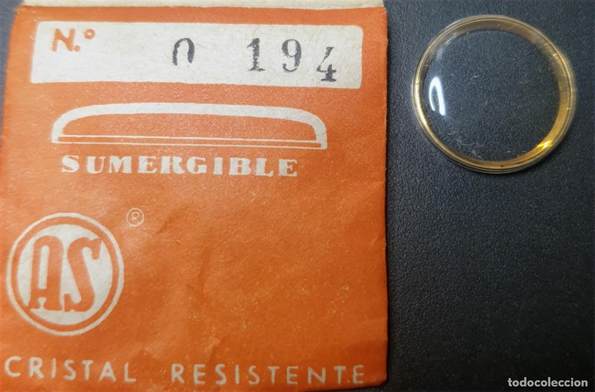 Pe&ccedil;as de reposi&ccedil;&atilde;o de rel&oacute;gios: WATCH GLASSES - VIDRIO DE RELOJ CALIBRE 194 - ARO DORADO - X