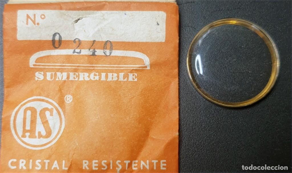 Ricambi di orologi: WATCH GLASSES - VIDRIO DE RELOJ CALIBRE 0240 - ARO DORADO - X