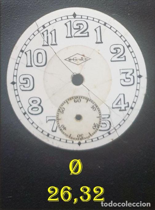 Ricambi di orologi: ESFERA DE RELOJ EN PORCELANA - VER FOTOS PARA MEDIDAS - X