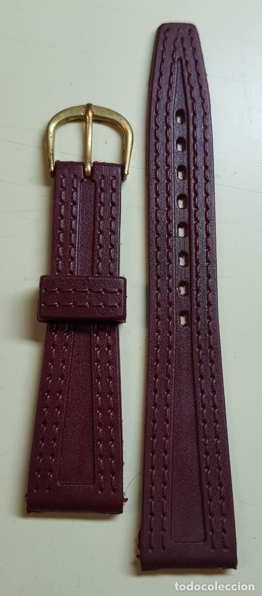 Ersatzteile f&uuml;r Uhren: Correa o pulsera antigua para reloj de 18 mm. de Goma (NUEVA)