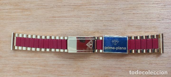 Recambios de relojes: PULSERA O CORREA DE RELOJ STAINLESS STEEL. MARCA ROWI. PRIMA PLANA