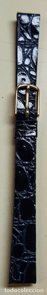 Spare Parts for Watches: Correa o pulsera antigua para reloj de 10 mm. Azul (NUEVA)