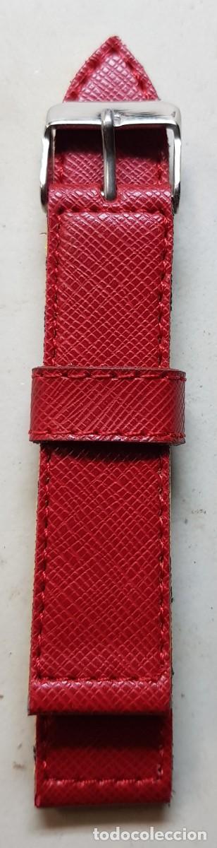 Ersatzteile f&uuml;r Uhren: Pulsera o correa para reloj Acuaticas de 20 mm. Roja (NUEVA)
