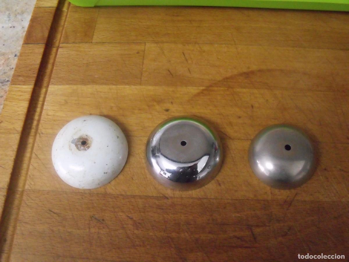 Spare Parts for Watches: 3 campanas antiguas para despertador o reloj sobremesa-lote 561-BUENA SONORIDAD