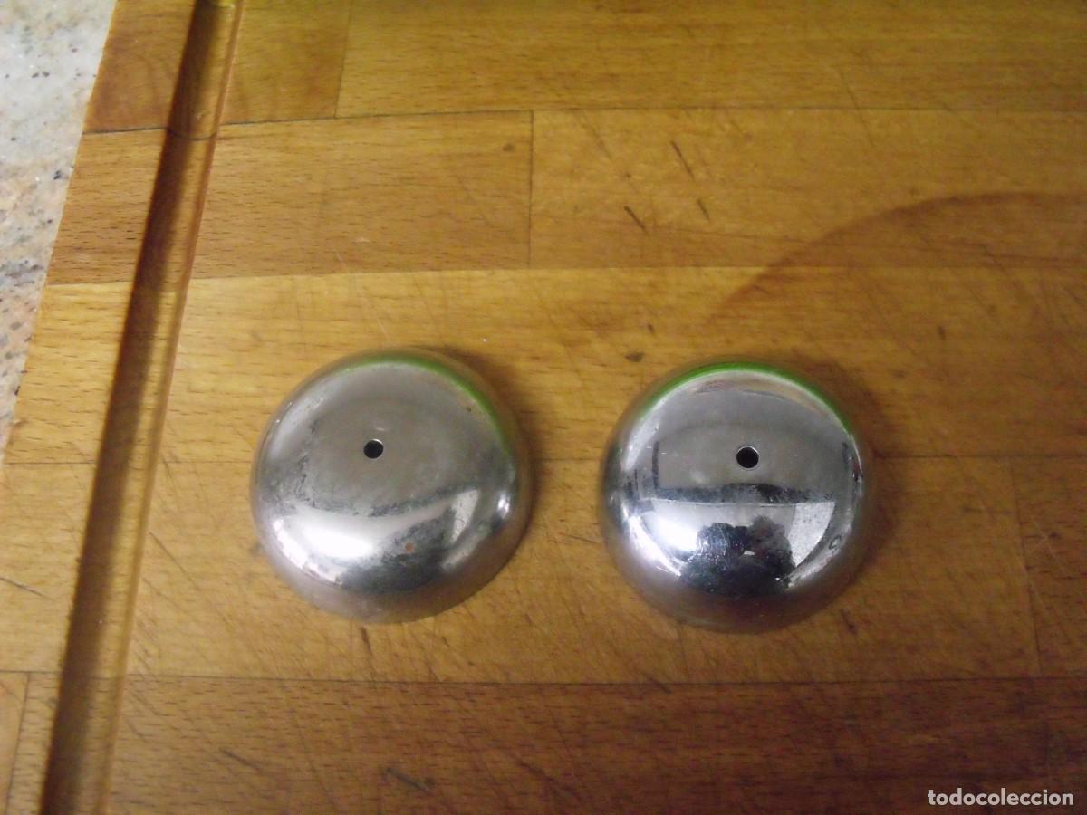 Ricambi di orologi: 2 campanas antiguas para despertador o reloj sobremesa-lote 561-BUENA SONORIDAD
