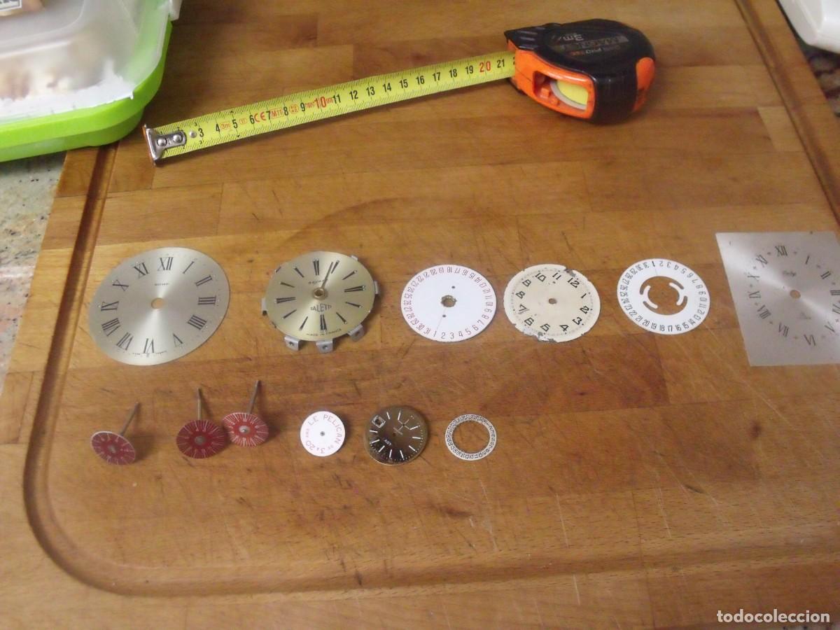 Ricambi di orologi: 12 esferas antiguas para relojes mecanicos-lote 561
