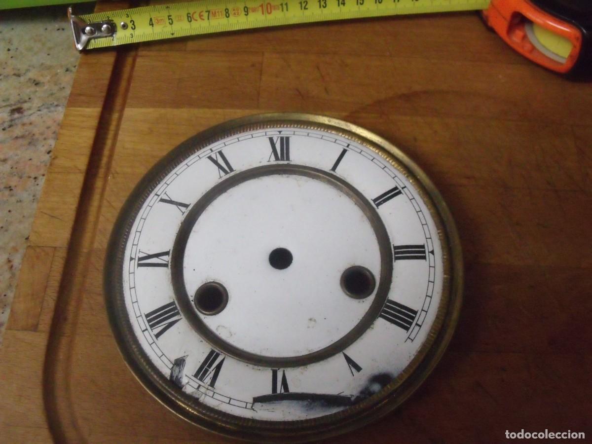 Ersatzteile f&uuml;r Uhren: antigua esfera en porcelana para reloj alfonsino-lote 561