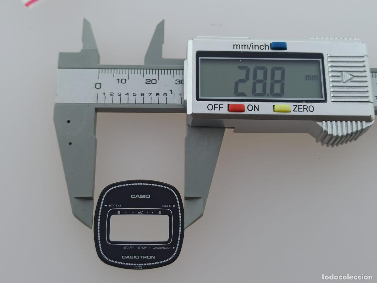 Recambios de relojes: Cristal Casio CASIOTRON - Foto 2